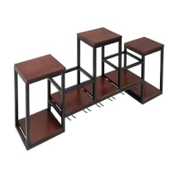 Metal Wine Bottle Holder Wall Mounted Metal Bar Wine Rack Restaurant Bottle Storage Display Holder Shelf