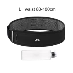 Running Belt Waist Bag with Water Bottle 330ml Women Sports Fanny Pack Men Phone Pouch Jogging Gym Bags Hydration Run