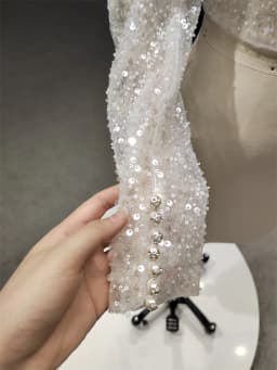 Bride Accessories Long Sleeve High Neck Shinny Jacket Of Wedding Dresses For Girls To Wear