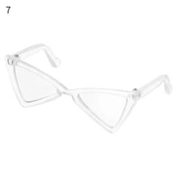 8.5cm Miniature Doll Sunglasses Pet Triangle Glasses Eyewear Eyeglasses For Blythe Doll Accessories Plush Doll Glasses Accessory