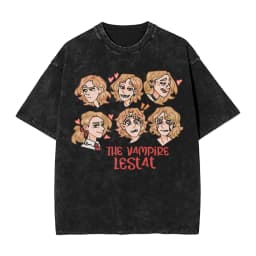 Men's The Vampire Lestat T-Shirts Top Tees Beach Y2K Casual Short-Sleeve T Shirt Crewneck Trending Casual Tee Shirt Cheap