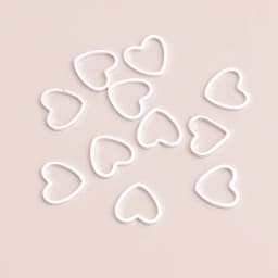 Leslie 100pcs 6x6mm Small Alloy Hearts Spacer Beads Charms Fit DIY Bracelets Necklaces Handmade Finding Jewelry Accessories