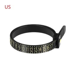 PHYHOO Plastic UK US EU JP HK Size Ring Size Measuring Tools Finger Gauge Ring Sizer Belt Measurement Tool Jewelry Accessories