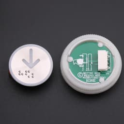 1PCS Applicable to KONE elevator With Braille button Number button 853343H02 863223H03 Glow white Opening diameter 32mm