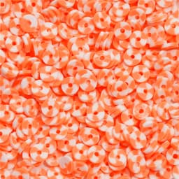 350Pcs/Lot 6mm Flat Round Polymer Clay Beads Loose Spacer Beads for Jewelry Making DIY Needlework Bracelet Necklace Earrings