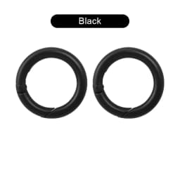 CRAZYSMITH O Ring Round Carabiner for Keychain Fob Clasp Connector Ring for Keychain Clip Strap Buckle Snap Hook Bag Accessories