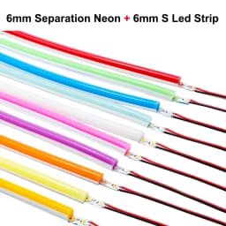 6mm 8mm Separate Silicone Neon Strip Flexible 120Leds 2835SMD Led Tape For LED Neon Sign Waterproof IP67 DC12V