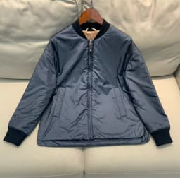 Fenggejiwo baseball jacketFLIGHT JACKET camel velvet silk jacket stand collar loose fit cotton jacket