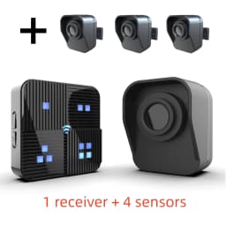 Driveway Alarm 800M Long Range Wireless Weather Resistant Motion Sensor&Detector-Monitor&Protect Outdoor/Indoor Property