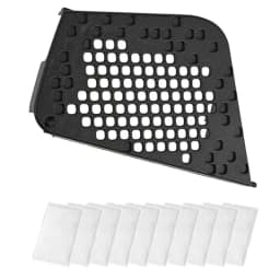 CPAP S10 Respirator Filter Membrane Cover Plate Side Plate Cover Plate Air Inlet Baffle Accessory Replacement Filter Side Cover