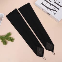 1 Pair Sexy Lace Fingerless Thin Transparent Mesh Party Gloves Arm Sleeves Cosplay Dinner Dance Hook Finger Mittens