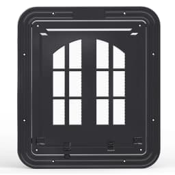 Large Dog Screen Door Flap Opening Dog Door for Screen Door with 4 Entry Ways Self-Closing Pet Screen Door for Dogs Cats