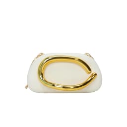 Women PU Leather Trendy Clutch Purses Solid Color Metal Decoration Evening Bag Hand-held Shoulder Clutch Bag for Wedding Party
