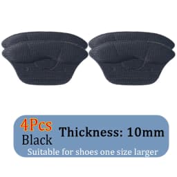 4pcs Heel Stickers Pain Relief High Heel Pads Protectors Insoles Patch Sport Shoes Adjust Size Antiwear Feet Pads Cushion Insert