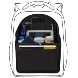 Portable Backpack Insert Small Bag Women Cosmetic Bags Interior Travel Bag Divider Shoulder Bag Makeup Organizer