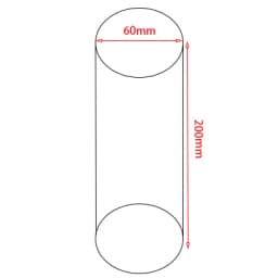 Black Solid Cylinder Acrylic Perspex Display Block Stand Ring Earring Necklace Holder Organizer Jewelry Counter Add Height Riser