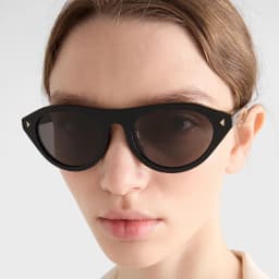 Light Luxury Cat-Eye Rice Nail Sunglasses Retro Ins High-End Women's Sunglasses For Vacation And Commuting Versatile Sunglasses