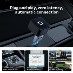 OTTOCAST MINI AIR Cube 4.0 Wireless CarPlay Android Auto Adapter  3 in 1 Dongle Airplay Screen Mirroring Dongle Car Accessories
