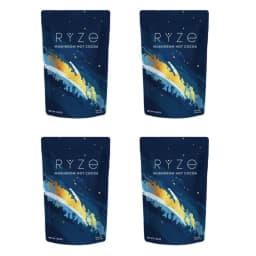 Mushroom Cocoa Powder Sleep Supplement with 6 Adaptogenic Mushroom Blend Reishi L-Theanine and Glycine To Help Fall Asleep