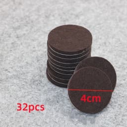 Felt Chair Leg Pads 5mm Thick Floor Scratch Protector Mat Mute Non-slip Self Adhesive Foot Pad for Furniture Accessories