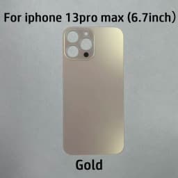 Back Cover Glass For iPhone 13 Pro /13 Pro Max, Rear Battery Door Housing Replacement Repair Part