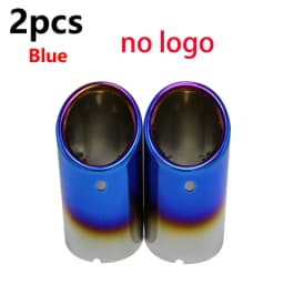 Car Exhaust Pipe Muffler Tip Cover For Audi A4 B8 A3 8V 8P A1 Q5 A5 Volkswagen VW Passat B7 CC Tiguan Car-Styling Accessories