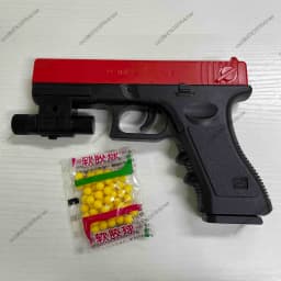 G17 Continuous Shell Throwing Desert Eagle Children's Model Toy Gun Boys' Handgun Empty Compartment Hanging 6-8mm Bullets