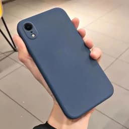 Liquid Silicone Phone Case for For iPhone XR X XS Max Matte Basic Cover Caqas