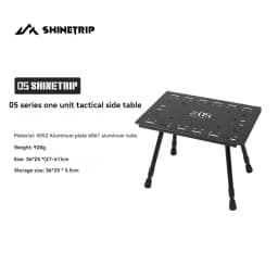 SHINETRIP IGT Portable Folding Table Multifunction Expanded Foldable Camp Table for Camping Hiking Picnic Tool