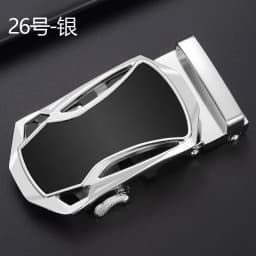 Men's Alloy Automatic Belt Buckle High quality Black metal buckle men's business casual width 35mm Belt(Only Can Match Our Belt)