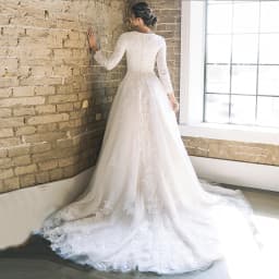 Customized Muslim Ivory A-line Wedding Dresses O-Neck Applique Lace Full Draped Pleat Tulle Brideing Dresses robe de mariée 2025