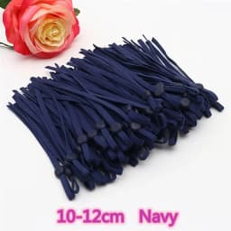 10-12CM Mask Elastic Band 15cm Colorful Mask Elastic Band Mask Rope Belt Adjustable Ear Hook Sewing Accessories 50/100pcs