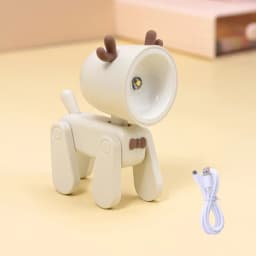 New Mini Night Light USB Rechargeable Table Lamp Cartoon Desktop Ornament Dormitory Bedroom Ambient Light Holiday Children Gifts