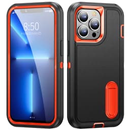 Heavy Armor Shockproof Defend Phone Case For iPhone 11 12 13 14 15 16 17 Pro Max 7 8 Plus SE 2022 Xs XR Plastic TPU Back Cover