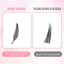 Yelix Feather Lashes Comic Spire Premade Lashes Fans Manga Anime Volume False Eyelashes Extensions for Makeup Tool