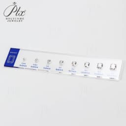 Comparison Ring Sizer Tester 5A CZ Moissanite Diamond Jewerly Dealer Tools Set Tools Size Shape Reference Top Quality Wholesale