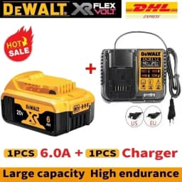 New 100% Original Dewalt 6.0Ah 20V/60V Power Tool Battery DCB206 DCB206 DCB205 DCB200 DCB203 For Dewalt power cordless drill