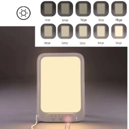Sad Therapy Lamp Bionic Sunlight Daylight Lamp 20000 Lux Cool & Warm Light Against Depression 3 Light Color 10 Brightness Levels