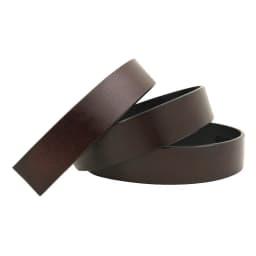 Men's Cow Leather No Buckle 3.5cm Wide Real Genuine Leather Belt Without Automatic Buckle Strap Belts Accessories High Quality