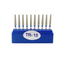 10Pcs/Box Dental Diamond Bur FG High Speed Burs TR SERIES for Teeth Polishing 1.6mm