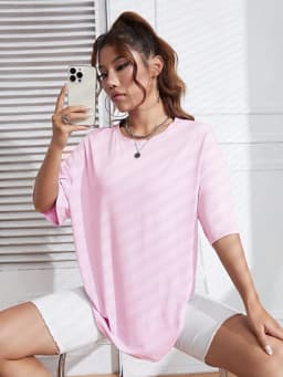 Cotton Solid Color Summer Plus Size T Shirt Women Street Hip Hop T-shirts Loose Casual Short Sleeve Comfortable Fashion Tee Tops