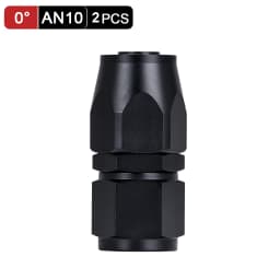 AN6 AN8 AN10 Straight 45 90 180 Degree Oil Fuel Swivel Hose End Fitting Oil Hose End Adaptor Kit Black
