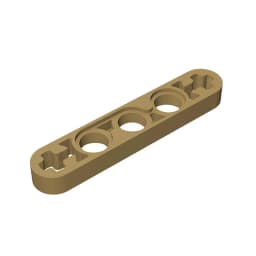 MOC PARTS GDS-691 Technical, Liftarm Thin 1 x 5 - Axle Holes compatible with lego 11478 pieces of children's toys