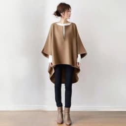 Loose Fit round V-Neck 7/8 Sleeve Batwing Top Short Front Long Back Design Autumn New Style Casual Comfortable Women's Shirt