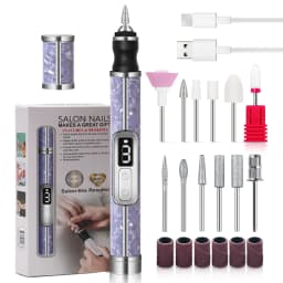 Professional Electric Nail Polishing Machine Nail Drill Multiple Gears Low Noise Nails Sander File Set For Manicure Salon Tools