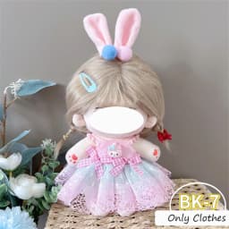 Cute Dres JK Uniform Clothes for 20cm Cotton Plush Cartoon DIY Doll Dress Up Clothing Skirt Suit Socks Toy Accessories Girl Gift