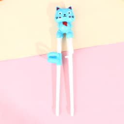 1Pair Baby Kids Training Tableware Food Sticks Cartoon Animal Chopsticks For Children Cute Cat Elementary Learning Chopstick