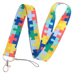 LB3010 Pink Love Neck Strap Lanyard for Key ID Card Cell Phone Straps USB Badge Holder DIY Neck Strap Hang Rope Rainbow Keychain