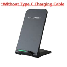 65W Fast Wireless Charger Stand for iPhone 17/16/15/14 Pro Samsung Xiaomi - Induction Charging Dock Pad Compatible with Multiple