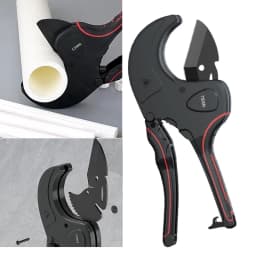 1pc 32mm-75mm Pipe Tube Cutter PVC Pipe Cutting Machine For PVC/PU/PP/PE Hose Cutter Plumbing Tool Heavy Duty